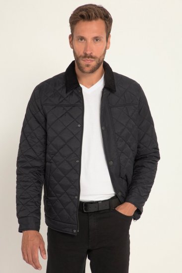 JP1880 Jacket Quilted Black - Jassen - Grote Maten Herenjassen