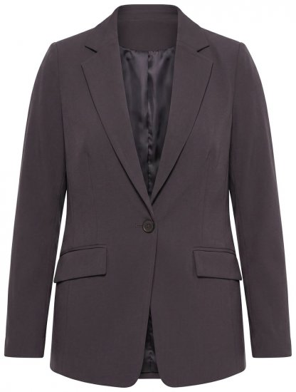 Ulla Popken 811944 Klassieke blazer Mahoniebruin - Blazers - Damesblazers in grote maten