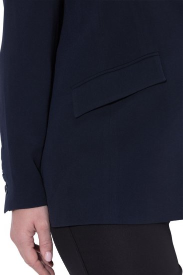 Ulla Popken 811944 Klassieke blazer Donkerblauw - Blazers - Damesblazers in grote maten