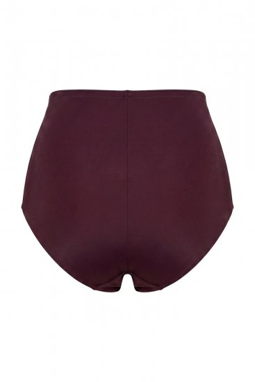 Ulla Popken 813137 Corrigerende slip met hoge taille Wijnrood - Shapewear - 