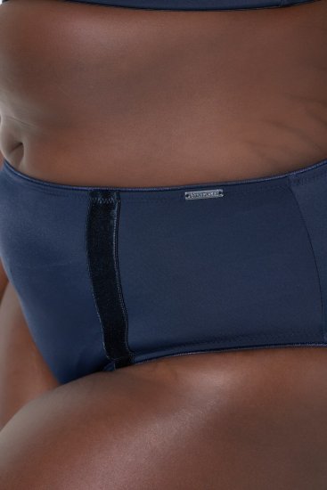 Ulla Popken 815268 Gestreepte slips Donkerblauw - Slips - 
