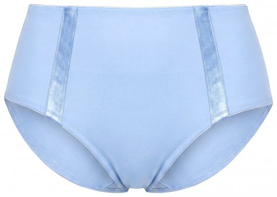 Ulla Popken 815268 Gestreepte slips Lichtblauw - Slips - 