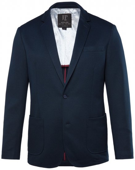 JP1880 815431 Colbert met lichte halve voering Donkerblauw - Pakken - Grote Maten Kostuum Heren