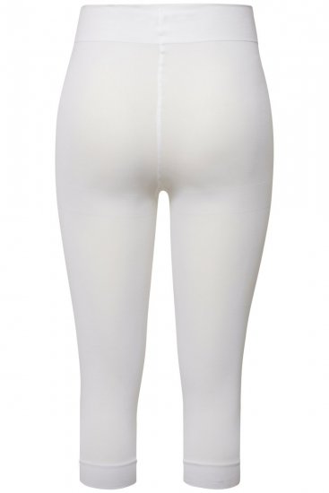 Ulla Popken 815580 3/4 panty legging met dijbescherming 80 den Wit - Panty's & sokken - 