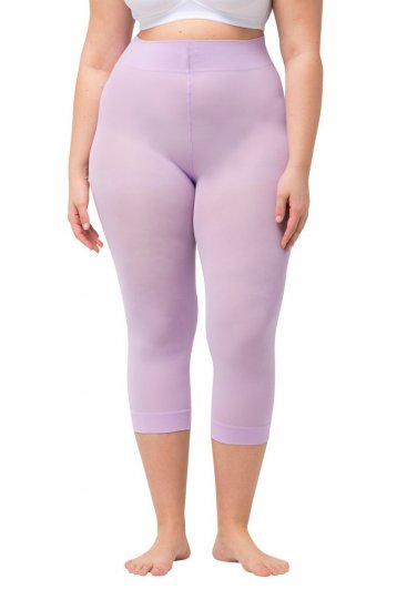 Ulla Popken 815580 3/4 panty legging met dijbescherming 80 den Oudroze - Panty's & sokken - 