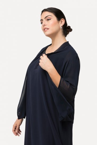 Ulla Popken 817211 Jasje Donkerblauw - Jassen - Grote maten jassen voor dames