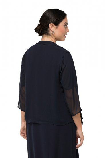 Ulla Popken 817211 Jasje Donkerblauw - Jassen - Grote maten jassen voor dames