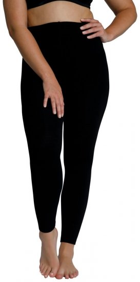 Ulla Popken 819652 Thermo panty legging Zwart - Panty's & sokken - 
