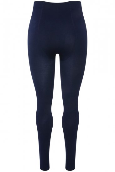 Ulla Popken 819652 Thermo panty legging Donkerblauw - Panty's & sokken - 
