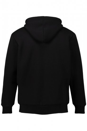 JP1880 820464 Hoodie jack met teddyvoering Zwart - Sweaters & hoodies - Sweaters & Hoodies Grote Maten Heren