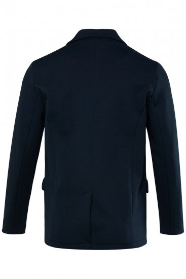 JP1880 New York Flexnamic Jersey colbert met klepzakken Donkerblauw - Pakken - Grote Maten Kostuum Heren