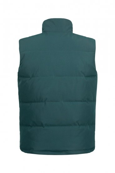 STHUGE 821232 Bodywarmer gewatteerd met rits Olijfgroen - Jassen - Grote Maten Herenjassen
