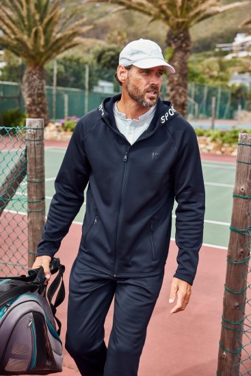 JP1880 Jay-Pi Flexnamic Tennis Training Softshell Jacket Dark Marine - Sportkleding & outdoor - Grote Maten Sportkleding Heren