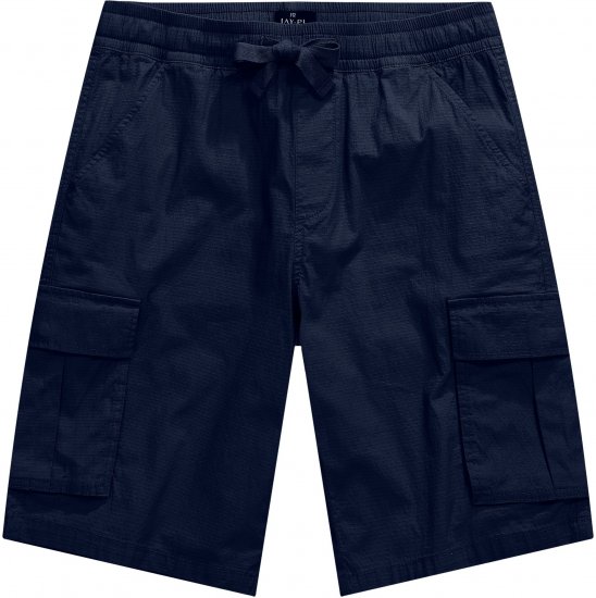 JP1880 Jay-Pi Flexnamic Bermuda Cargo Shorts Navy Blue - Sportkleding & Outdoor - Grote Maten Sportkleding Heren