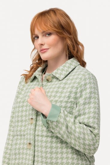 Ulla Popken 823536 Jasje Wit - Jassen - Grote maten jassen voor dames