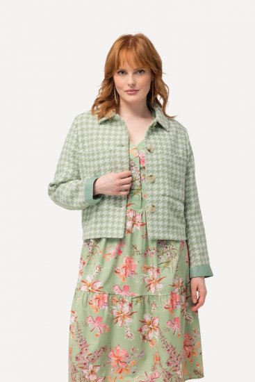 Ulla Popken 823536 Jasje Wit - Jassen - Grote maten jassen voor dames