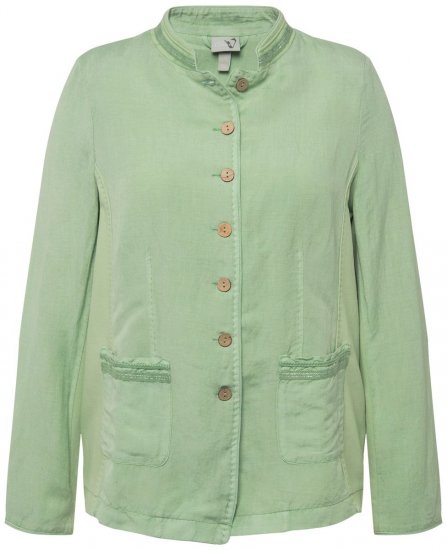 Ulla Popken 823539 Jasje Olijfgroen - Jassen - Grote maten jassen voor dames