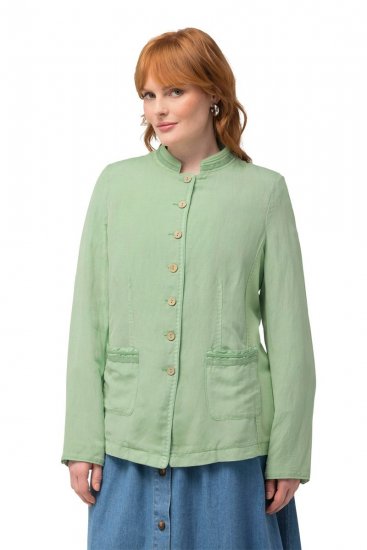 Ulla Popken 823539 Jasje Olijfgroen - Jassen - Grote maten jassen voor dames