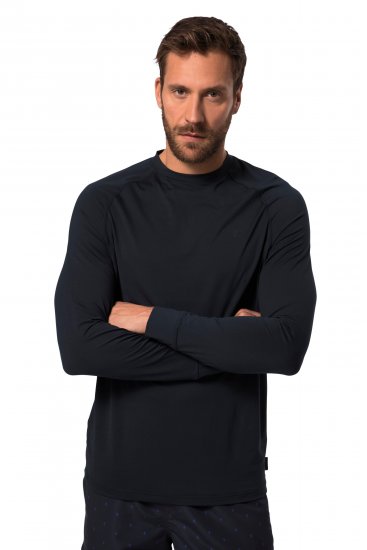 JP1880 Jay-Pi UV Protection Long Sleeve Swimming Top Navy Blue - Ondergoed & zwem - Grote Maten Ondergoed Heren