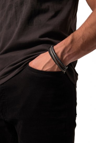 JP1880 824904 Armband extra lang Zwart - Sieraden - 