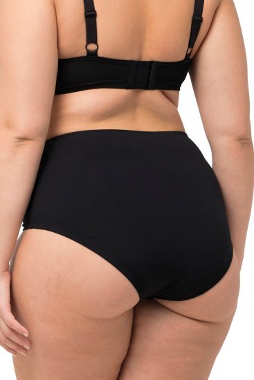 Ulla Popken 825676 Corrigerende slip met hoge taille Zwart - Shapewear - 