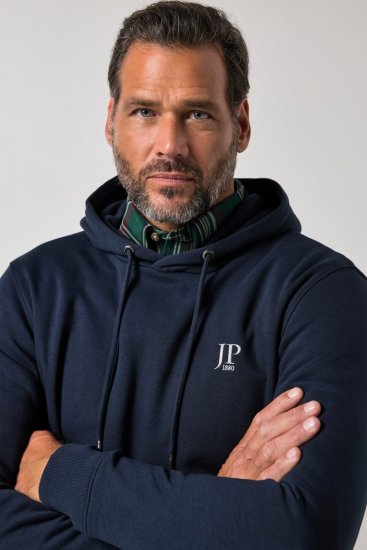 JP1880 825950 Hoodie Donkerblauw TALL - TALL sweatshirts - TALL sweatshirts voor lange mannen