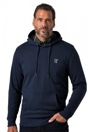 JP1880 825950 Hoodie Donkerblauw TALL - TALL sweatshirts - TALL sweatshirts voor lange mannen