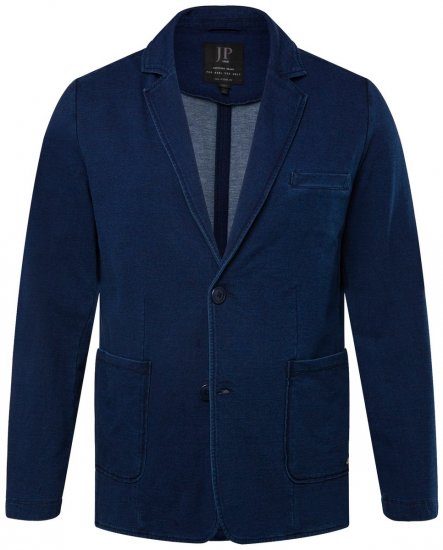 JP1880 826175 Sweat colbert in vintage look Donkerblauw - Pakken - Grote Maten Kostuum Heren