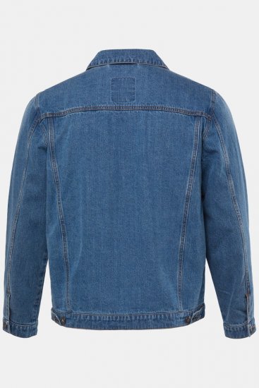 JP1880 826234 Spijkerjas met borstzakken Denimblauw - Jassen - Grote Maten Herenjassen