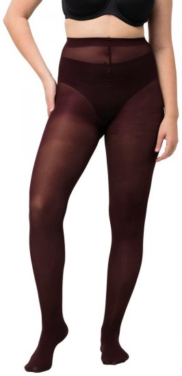 Ulla Popken 829359 Panty 40 den Wijnrood - Panty's & sokken - 