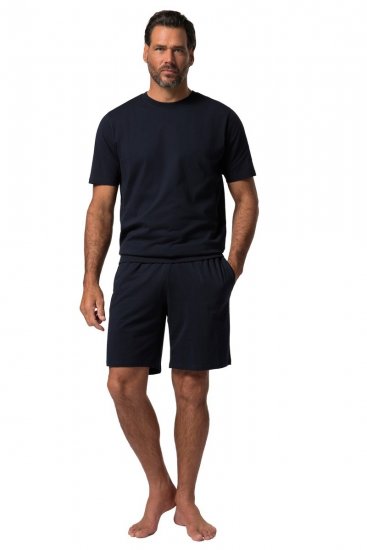 JP1880 829513 Pyjama kort model bellyfit Donkerblauw TALL - TALL ondergoed & zwem - Ondergoed & Badkleding voor Lange Mannen