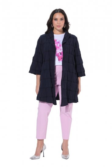 Ulla Popken 829575 Jasje Donkerblauw - Jassen - Grote maten jassen voor dames