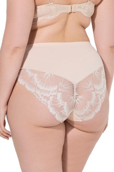 Ulla Popken 830094 Slips met kant 2-pack Beige - Slips - 