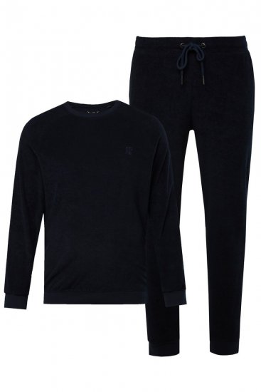 JP1880 Pyjamas Two-piece Belly Fit Dark Navy - Ondergoed & zwem - Grote Maten Ondergoed Heren