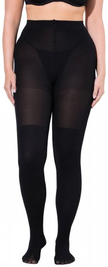Ulla Popken 831196 Overknee kousen 80 den Zwart - Panty's & sokken - 
