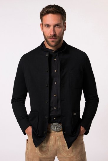 JP1880 Comfortable & Stretchy FLEXNAMIC® Light Jacket Black - Jassen - Grote Maten Herenjassen