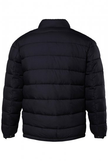 Men+ 494 Gewatteerd jack met opstaande kraag Donkerblauw - Jassen - Grote Maten Herenjassen
