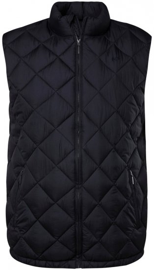 Men+ 578 Bodywarmer gewatteerd met opstaande kraag Donkerblauw - Jassen - Grote Maten Herenjassen