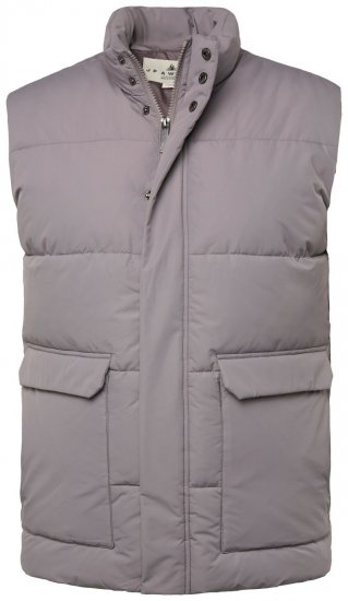 JP1880 831639 Bodywarmer gewatteerd van gerecycled polyester Donkergrijs - Jassen - Grote Maten Herenjassen