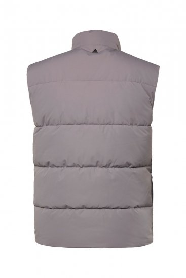 JP1880 831639 Bodywarmer gewatteerd van gerecycled polyester Donkergrijs - Jassen - Grote Maten Herenjassen