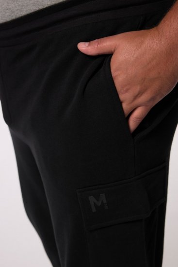 Men+ 113 Joggingbroek met cargozakken Zwart - Joggingbroeken & shorts - Joggingbroeken & Shorts Heren Grote Maten
