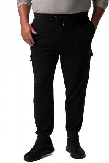 Men+ 113 Joggingbroek met cargozakken Zwart - Joggingbroeken & shorts - Joggingbroeken & Shorts Heren Grote Maten