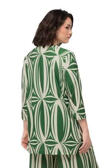 Ulla Popken 832884 Jasje Groen - Jassen - Grote maten jassen voor dames
