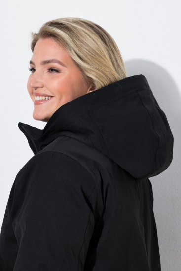 Ulla Popken 833341 Functioneel jack Zwart - Jassen - Grote maten jassen voor dames