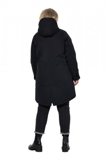 Ulla Popken 833341 Functioneel jack Zwart - Jassen - Grote maten jassen voor dames