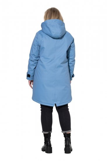 Ulla Popken 833341 Functioneel jack Grijsblauw - Jassen - Grote maten jassen voor dames