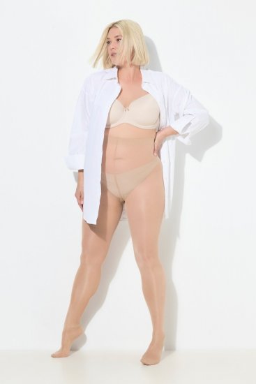 Ulla Popken 833654 Steunpanty Beige - Panty's & sokken - 