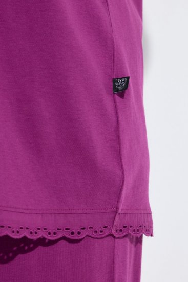 Ulla Popken 833660 Pyjama Violet - Pyjama's en Loungewear - 