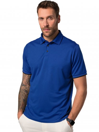 JP1880 Jay-Pi QuickDry Golf Polo Shirt Titanium Blue - Sportkleding & outdoor - Grote Maten Sportkleding Heren