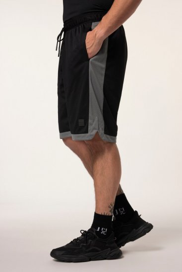 JP1880 Jay-Pi Bermuda QuickDry Mesh Fitness Shorts Black - Sportkleding & outdoor - Sport- & Outdoorkleding Heren Grote Maten